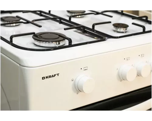 Кухонная плита KRAFT KF-FSK6403AGW белый