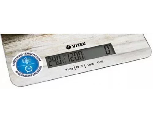 Кухонные весы Vitek VT-2429 бежевый/рисунок