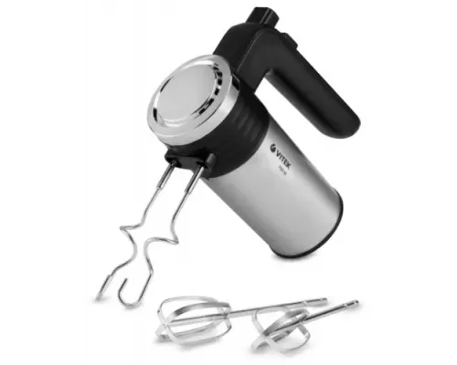 Миксер Vitek VT-1404 черный/серебристый