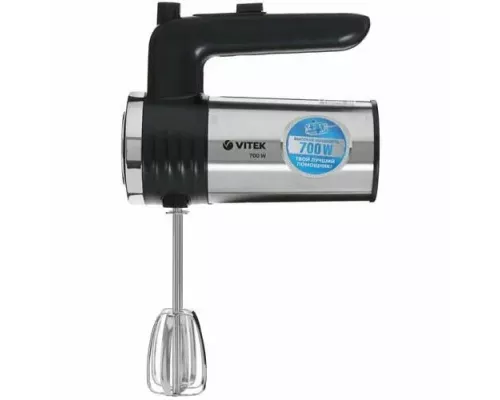 Миксер Vitek VT-1404 черный/серебристый