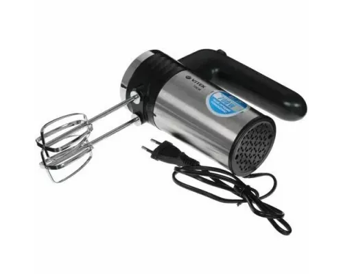 Миксер Vitek VT-1404 черный/серебристый