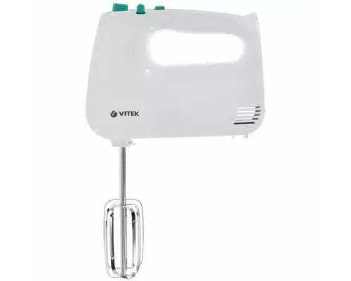 Миксер Vitek VT-1490 белый/зеленый