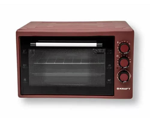 Мини-печь KRAFT KF-MO 3800 R красный