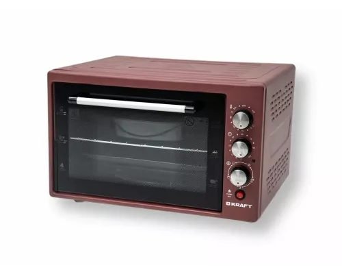 Мини-печь KRAFT KF-MO3804KR красный