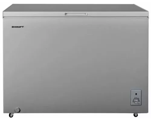 Морозильный ларь KRAFT BD (W)-340SRX серебристый