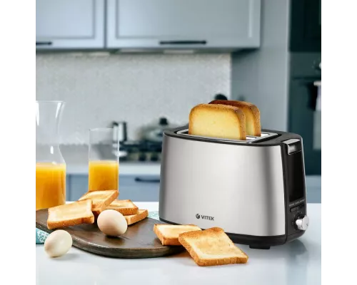 Тостер Vitek VT-7170 (MC) серебро/черный