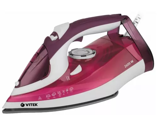 Утюг Vitek VT-8354 фиолетовый/белый