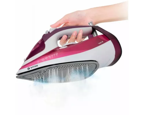 Утюг Vitek VT-8354 фиолетовый/белый