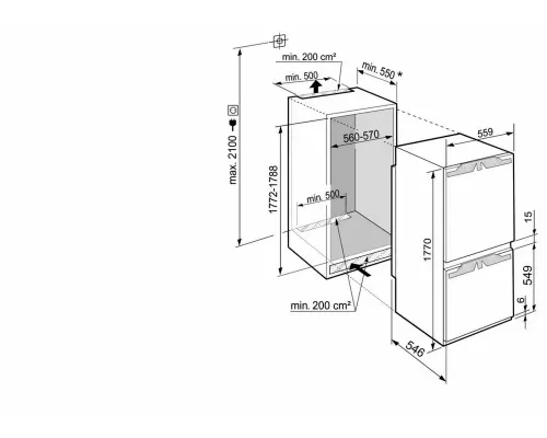 Встраиваемый холодильник Liebherr ICNdi 5153-22 001