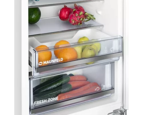 Встраиваемый холодильник Maunfeld MBF193NFFWGR белый
