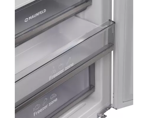 Встраиваемый холодильник Maunfeld MBF193NFW1GR белый