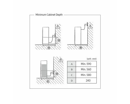 Встраиваемый холодильник Samsung BRB26715EWW/EF белый