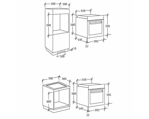 Духовой шкаф CANDY FCP612W/E белый