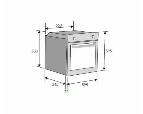 Духовой шкаф CANDY FCP625WXL/E белый