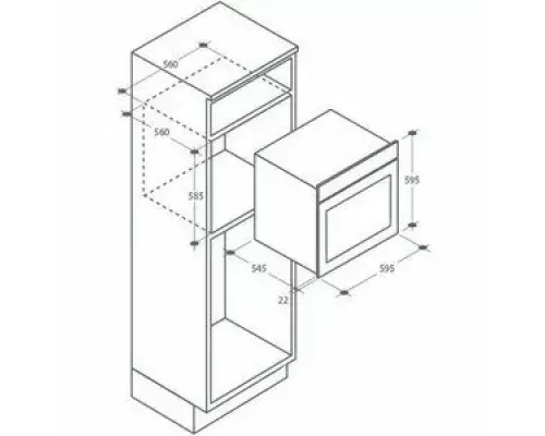 Духовой шкаф CANDY FCP625WXL/E белый
