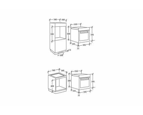 Духовой шкаф CANDY FCT615NXL черный