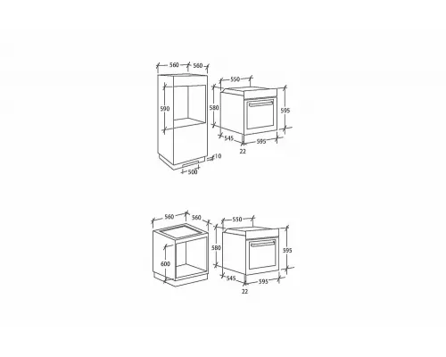 Духовой шкаф CANDY FCT615WXL белый