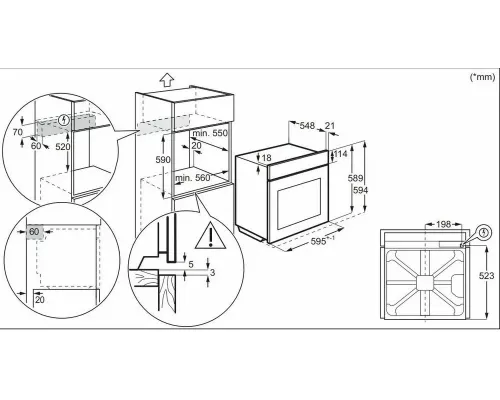 Духовой шкаф Electrolux EOF3H40TH