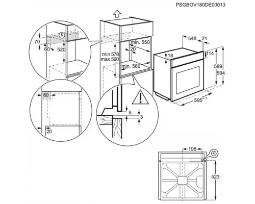 Духовой шкаф Electrolux EOF5C70X