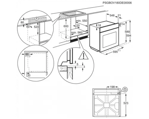 Духовой шкаф Electrolux EOF5C70X