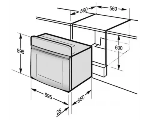 Духовой шкаф Hansa BOES69475