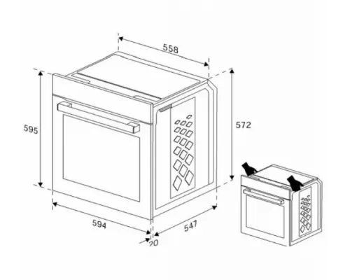 Духовой шкаф Indesit IFE 3634 BL