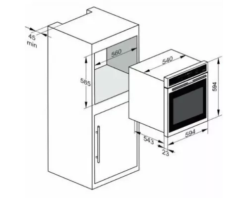 Духовой шкаф Kaiser EH 6306 RS