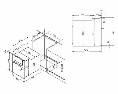 Духовой шкаф Korting OKB 4630 CMX