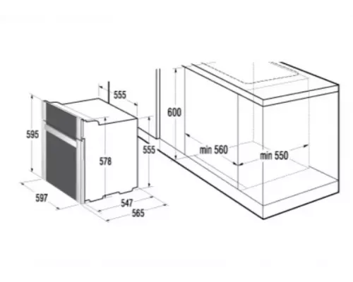 Духовой шкаф Korting OKB 760 FW