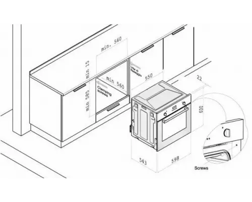 Духовой шкаф Korting OKB 760 FW