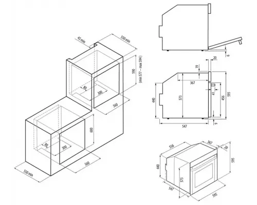 Духовой шкаф KRONA BEATO 60 IX