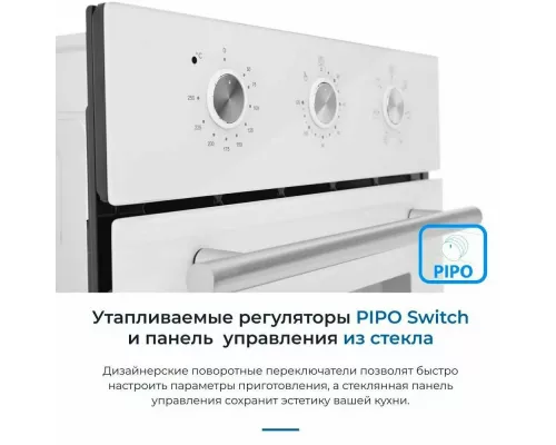 Духовой шкаф ZUGEL ZOE451W белый