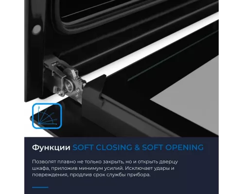Духовой шкаф ZUGEL ZOE602B черный