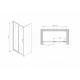 Душевая дверь ABBER Schwarzer Diamant AG30100B5