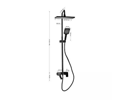 Душевая стойка BRIMIX 81745