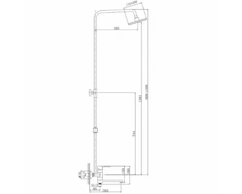 Душевая стойка Haiba HB2424