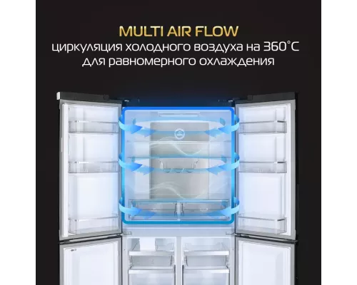 Холодильник HIBERG RFQ-555DX NFGB inverter