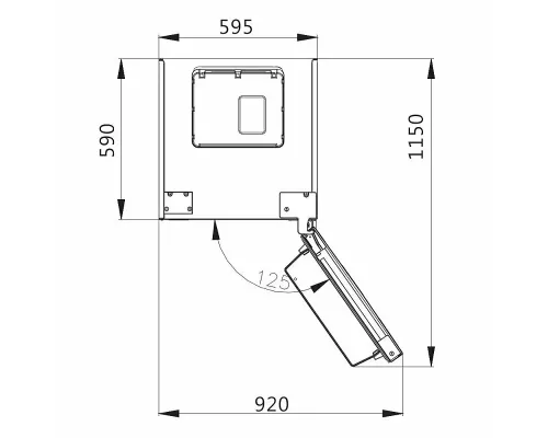 Холодильник Korting KNFC 62029 XN