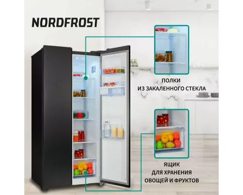 Холодильник NORDFROST RFS 484D NFXd inverter