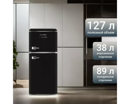 Холодильник TESLER RT-132 BLACK