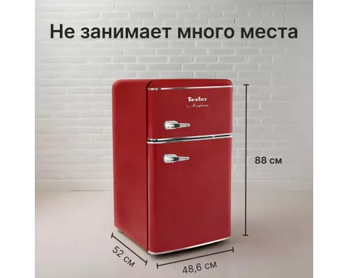 Холодильник TESLER RT-97 RED