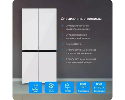 Холодильник ZUGEL ZRCD430B черный