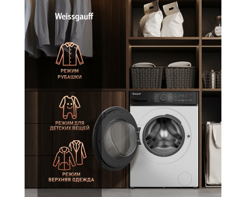 Стиральная машина Weissgauff WM 4627 Touch Inverter Steam белый Стиральная машина Weissgauff WM 4627 Touch Inverter Steam белый