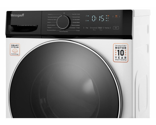 Стиральная машина Weissgauff WM 4627 Touch Inverter Steam белый Стиральная машина Weissgauff WM 4627 Touch Inverter Steam белый