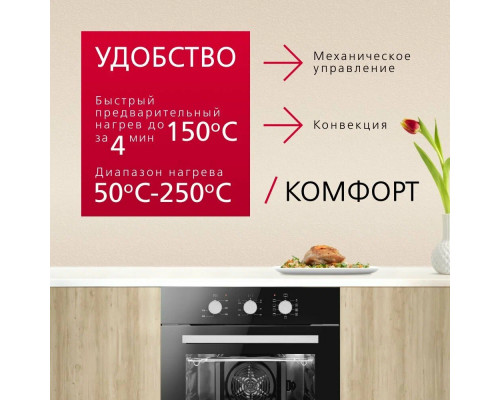Духовой шкаф Hansa BOES68161 Духовой шкаф Hansa BOES68161
