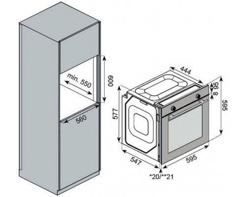 Духовой шкаф KUPPERSBERG HF 608 B