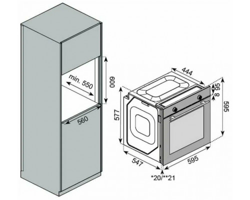 Духовой шкаф KUPPERSBERG HF 610 W