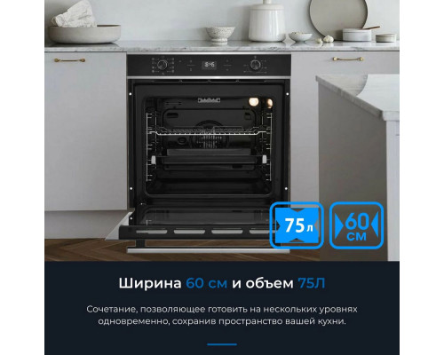 Духовой шкаф ZUGEL ZOE602X стальной Духовой шкаф ZUGEL ZOE602X стальной