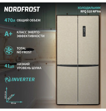 Холодильник NORDFROST RFQ 510 NFYm inverter