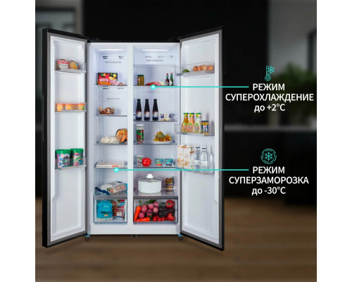 Холодильник NORDFROST RFS 525DX NFGB inverter